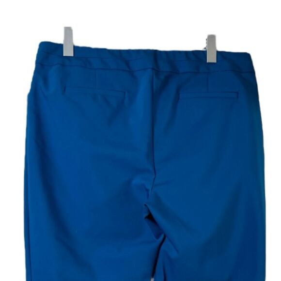Dana Buchman Ankle Pant Mid Rise Stretch Peacock Blue Women’s Plus Size 16 - Picture 4 of 6